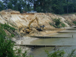 Bank grading during No. 1